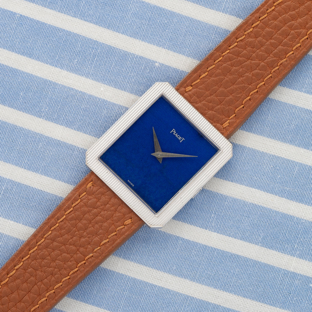 Piaget Protocole 9154 - White Gold w/Lapis Stone Dial