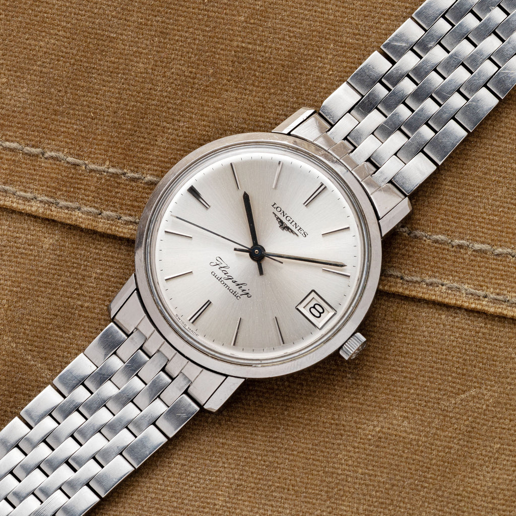 Longines Flagship Automatic No Lume w Bracelet Unpolished Collectors Corner NY
