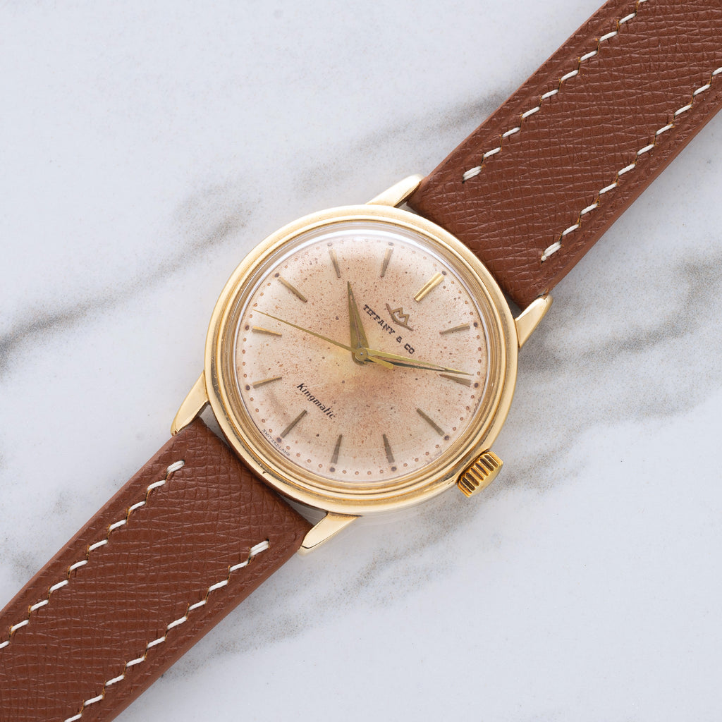 MOVADO Tiffany ダブルネーム　手巻き　ヴィンテージ　金無垢 Movado Kingmatic - Tiffany & Co Signed Dial & 