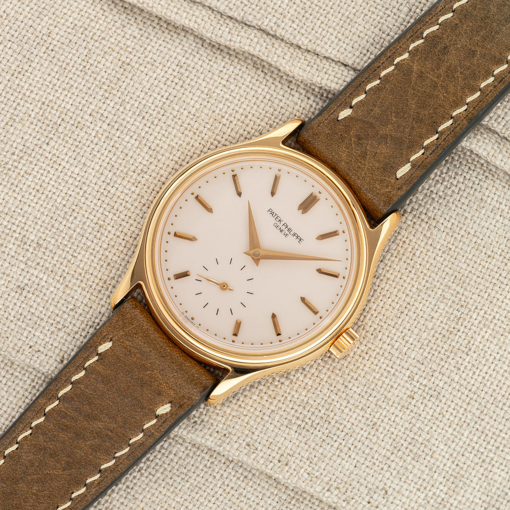 Patek Philippe Calatrava 3923R w Enamel Dial Very Rare Collectors Corner NY