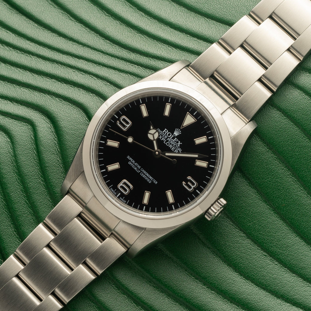 Rolex explorer outlet green dial