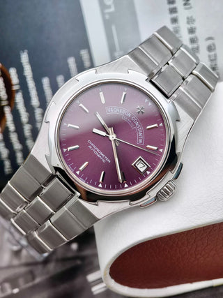 Vacheron Constantin Overseas 42040 w/Incredible Purple Tropical Dial - Archive Papers