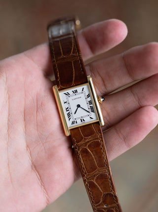 Cartier Tank Louis "Extra Plate" 96019 w/"Paris" Dial