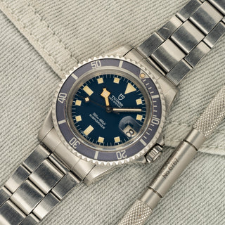 Tudor Submariner Date Blue 9411/0 - "Winter Lilac" - *Unpolished*