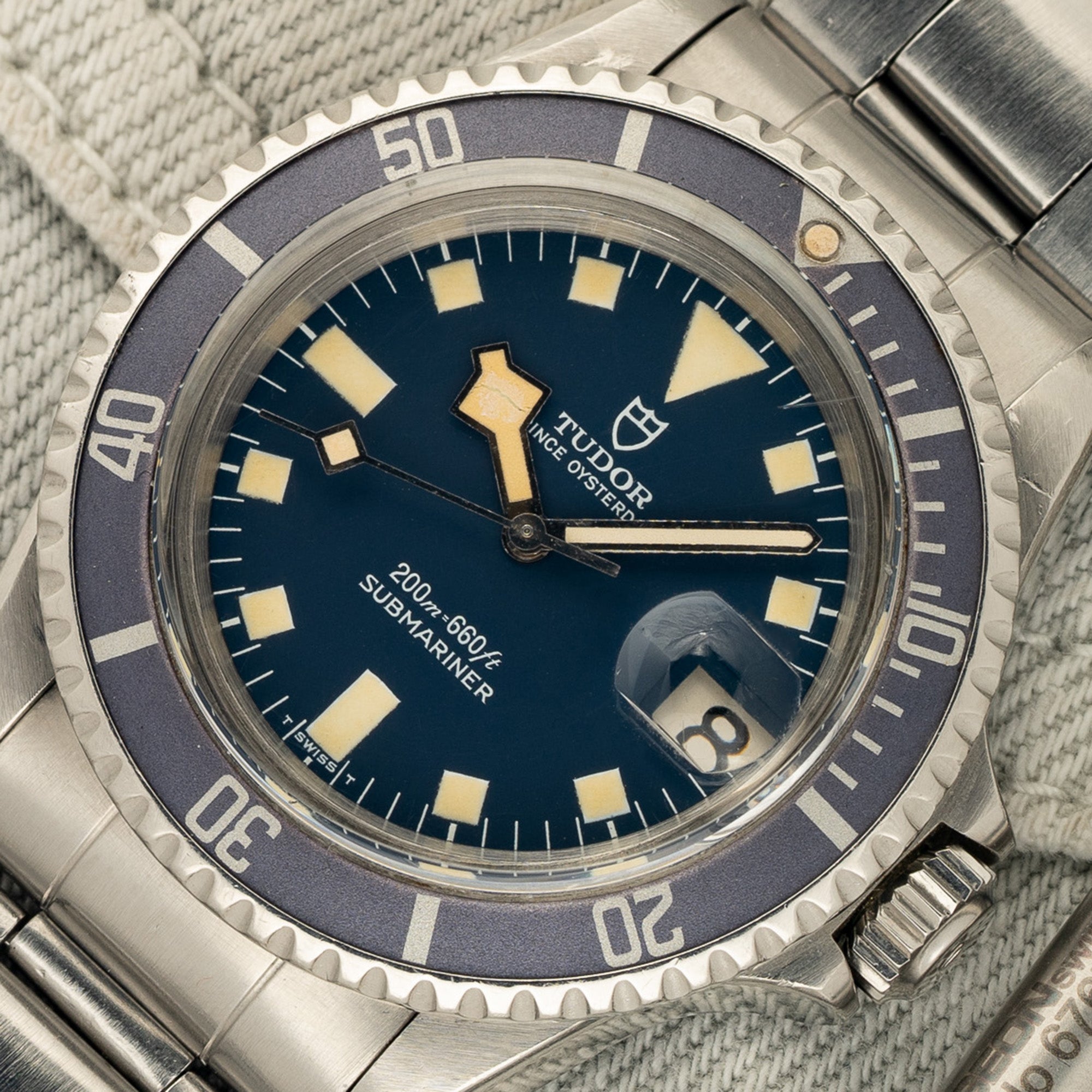 Tudor Submariner Date Blue 9411/0 - "Winter Lilac" - *Unpolished*