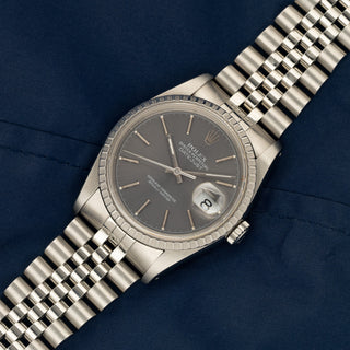 Rolex Datejust 16220 - w/Grey Tritium Dial/Caseback Sticker