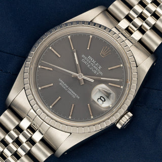 Rolex Datejust 16220 - w/Grey Tritium Dial/Caseback Sticker