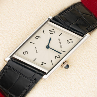 Cartier "Tank Asymétrique" 2488 Platinum Pre-CPCP - Extremely Rare