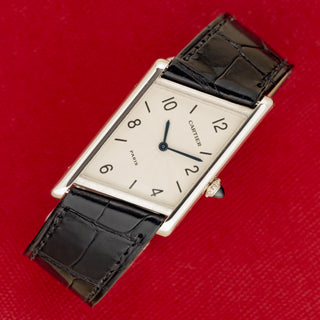 Cartier "Tank Asymétrique" 2488 Platinum Pre-CPCP - Extremely Rare