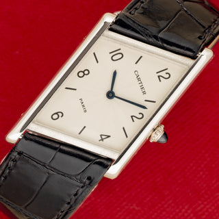 Cartier "Tank Asymétrique" 2488 Platinum Pre-CPCP - Extremely Rare