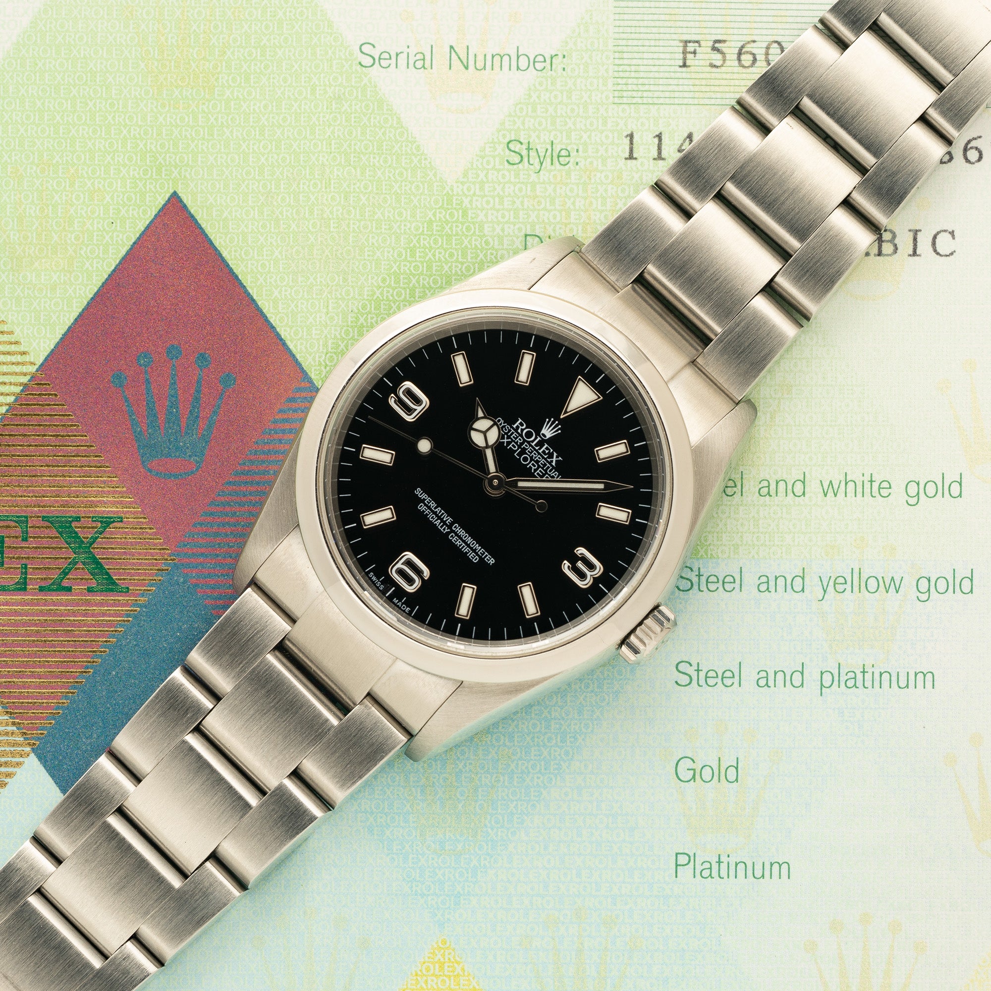 Rolex Explorer 114270 - Box & Papers - From Original Owner