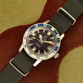 Zodiac Sea Wolf w/Rare Racing Bezel & Tropical Dial - "Roxie Jones"