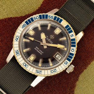 Zodiac Sea Wolf w/Rare Racing Bezel & Tropical Dial - "Roxie Jones"