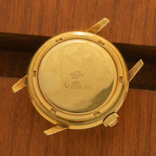 Enicar Ultrasonic w/"No Lume" Crosshair Dial - 18k Yellow Gold - RARE