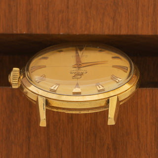 Enicar Ultrasonic w/"No Lume" Crosshair Dial - 18k Yellow Gold - RARE