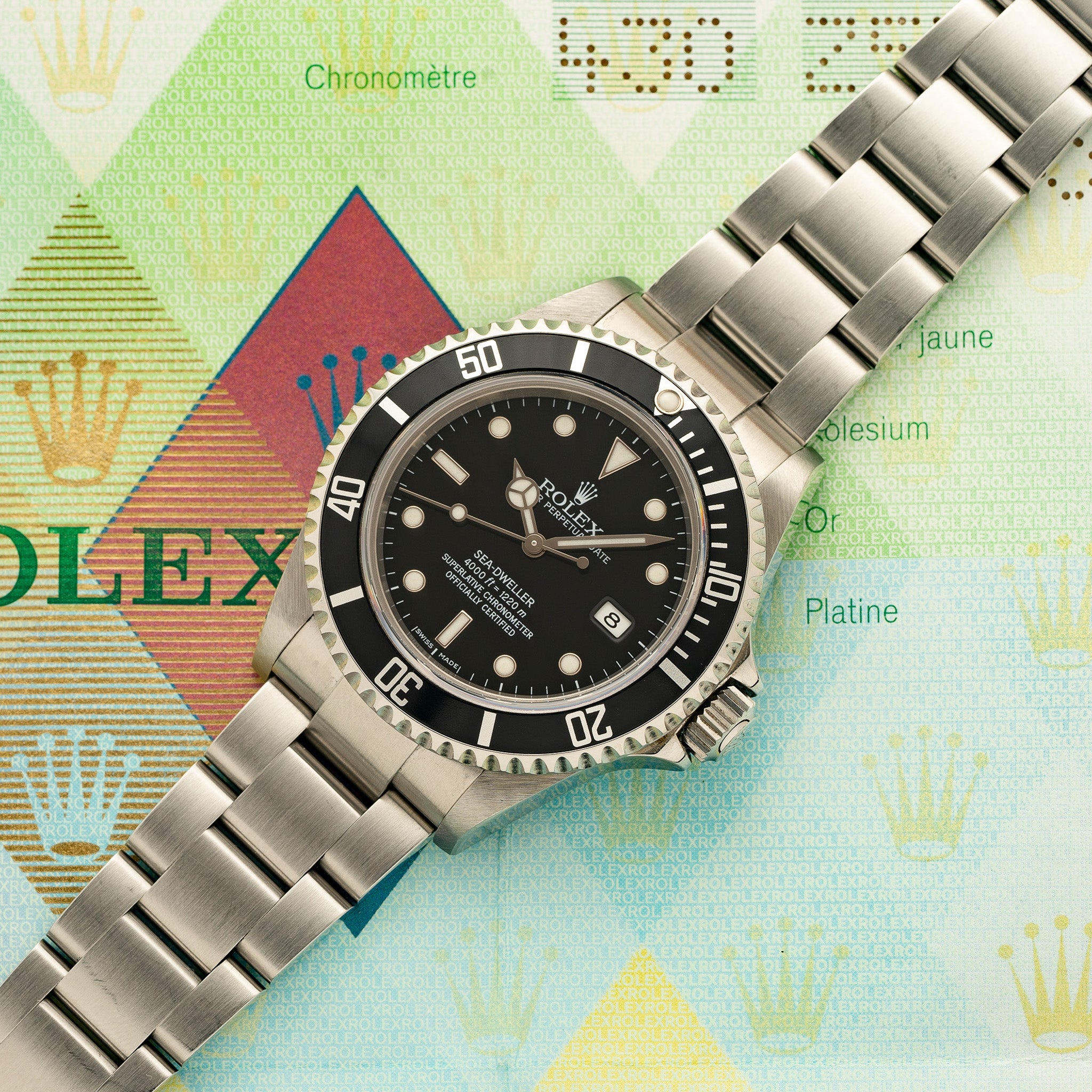 Rolex Sea Dweller 16600T - Full Set w/RSC Papers - *Unpolished*