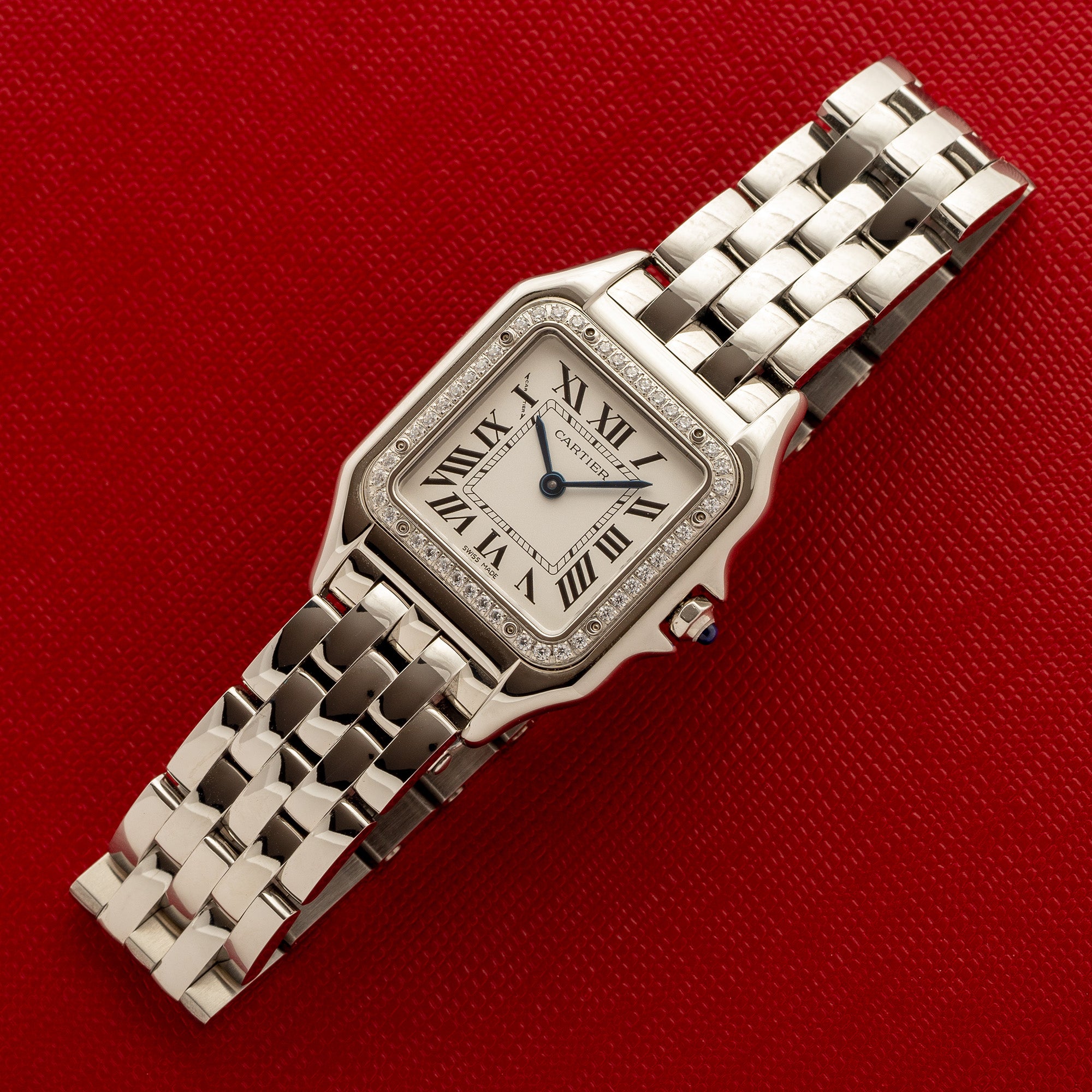 Cartier Panthère Medium w/Diamond Bezel - Full Set/"Like New"