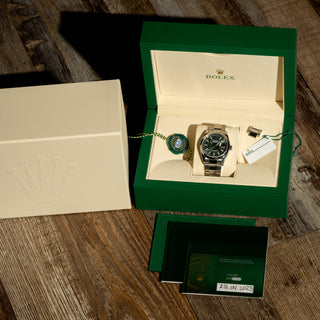 Rolex Datejust 126200 "Palm Motif" Dial w/2023 Card - Full Set/Like New