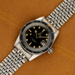 Titus Calypsomatic w/Spectacular Gilt Dial - Service Papers From True Patina - *Unpolished*