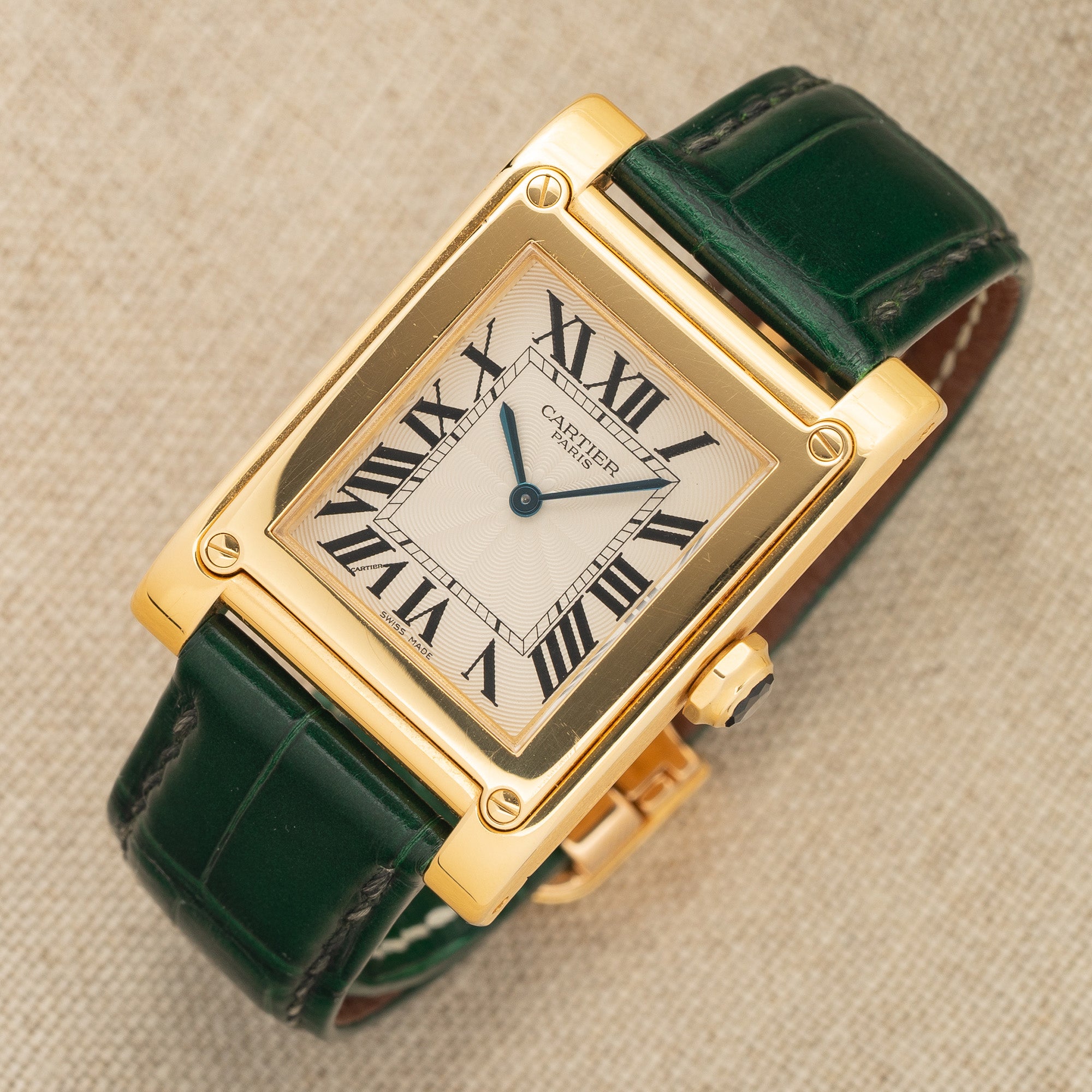 Cartier Tank A Vis 2484 w/Deployant Buckle - CPCP