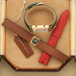 Gerald Genta Dual Time - w/Box/Papers & Compass - Extremely Rare