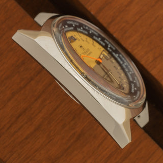Tissot T.12 Seastar Navigator - Rare Oversized Worldtimer