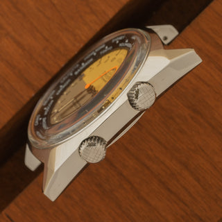 Tissot T.12 Seastar Navigator - Rare Oversized Worldtimer