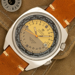 Tissot T.12 Seastar Navigator - Rare Oversized Worldtimer