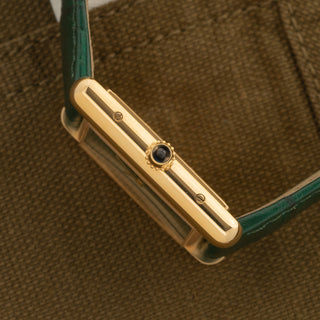Cartier Tank Louis 18k w/Green Dial - Full Set/Mint