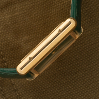 Cartier Tank Louis 18k w/Green Dial - Full Set/Mint