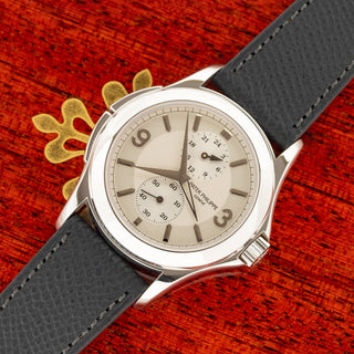 Patek Philippe 5134G Travel Time Calatrava w/Box & Archive Papers - *Unpolished*
