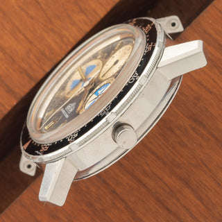 Heuer Mareograph 2446C w/Patina Dial - Very Rare/*Unpolished*