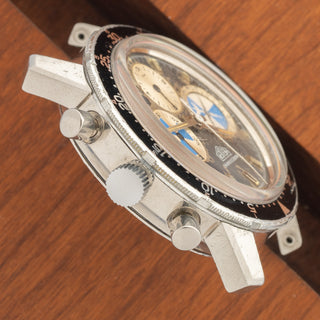Heuer Mareograph 2446C w/Patina Dial - Very Rare/*Unpolished*