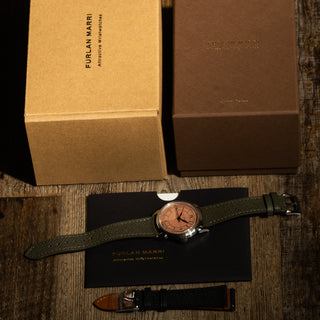 Furlan Marri w/Salmon Sector Dial - Full Set
