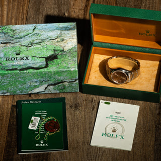 Rolex Datejust 16200 - Salmon Roman Dial - Full Set