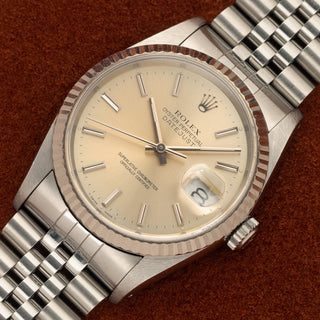 Rolex Datejust 16234 w/Tropical Dial/Caseback Sticker - *Unpolished*
