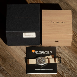 Hamilton Khaki Field w/Brown Dial - Full Set/"Like New"