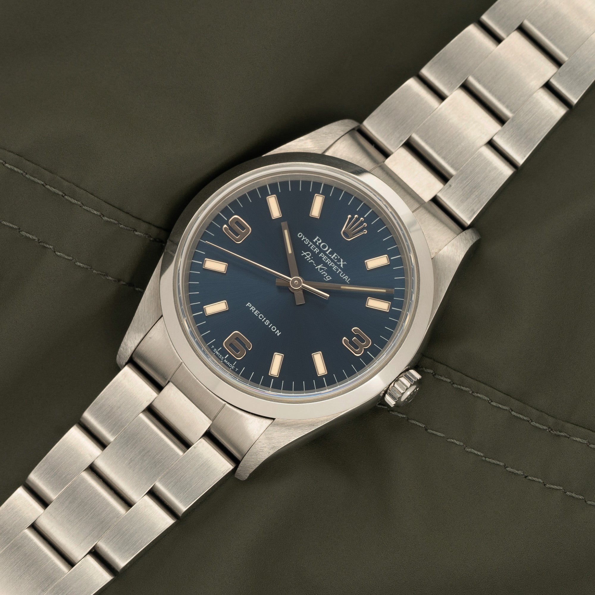 Rolex Air King 14000 w/Tritium Dial/Caseback Sticker - *Unpolished*