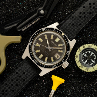 Seiko 6217-8001 - "62MAS Big Crown" - Rare Diver w/Patina Dial - *Unpolished*