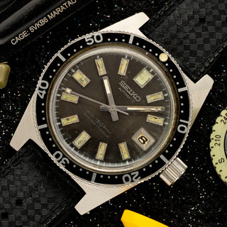 Seiko 6217-8001 - "62MAS Big Crown" - Rare Diver w/Patina Dial - *Unpolished*