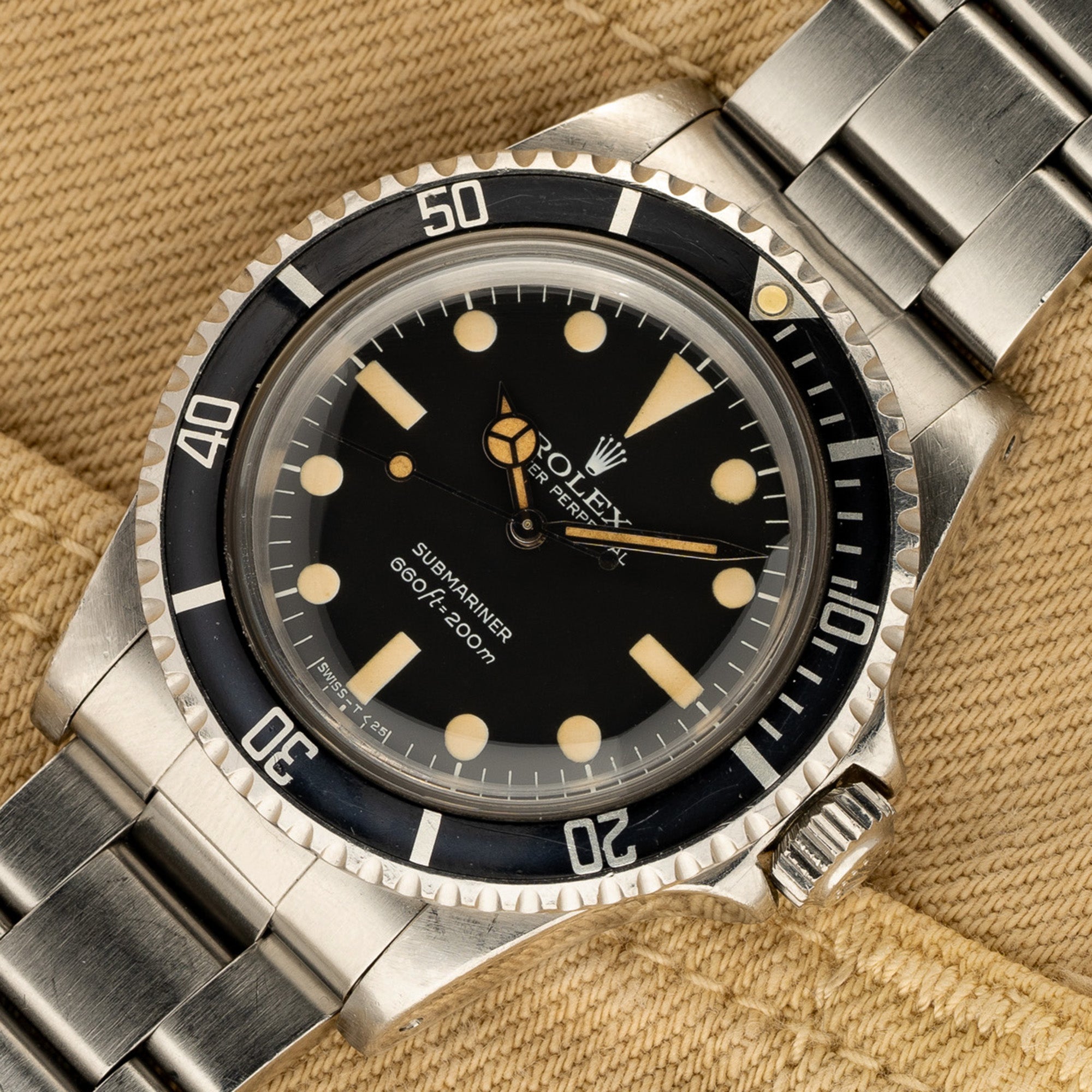 Rolex Submariner 5513 "Maxi MK2"  - Service Papers From True Patina - *Unpolished*