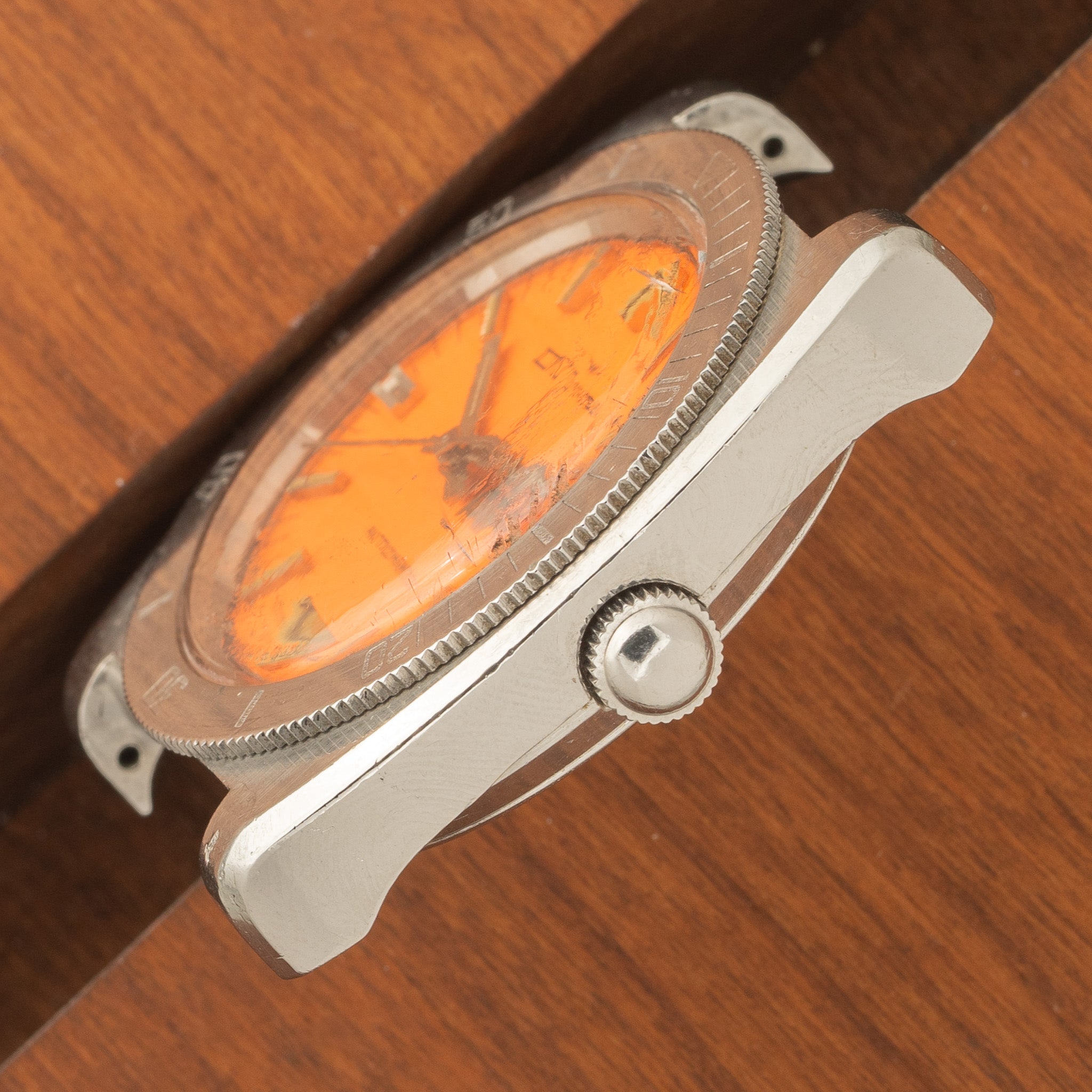 Duval Day-Date Skin Diver w/Orange Dial