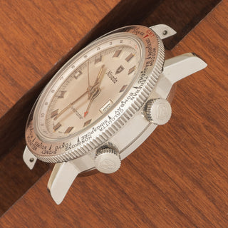 Nivada Travelmaster World Time Alarm - *Unpolished*