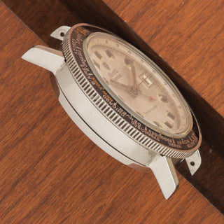 Nivada Grenchen Travelmaster World Time Alarm - *Unpolished*