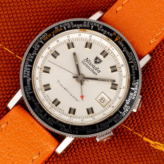 Nivada Grenchen Travelmaster World Time Alarm - *Unpolished*