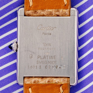 Cartier Tank Louis 1601 Platinum Pre-CPCP - Very Rare - *Unpolished*
