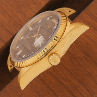 Rolex Day-Date 18038 w/Factory "Gilt" Diamond Dial - *Unpolished*