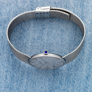 Favre-Leuba Genève "Disco Volante" w/Mesh Bracelet