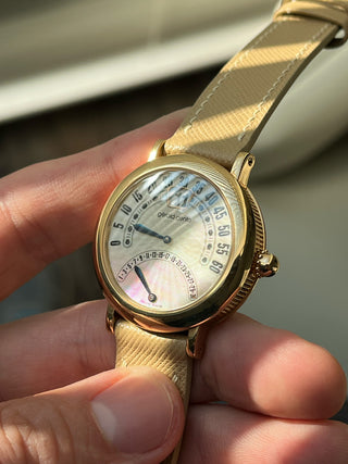 Gerald Genta Retro G.3714 - Jump Hour w/MOP Dial - *Unpolished*