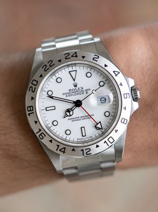 Rolex Explorer II 16570 Polar Dial - Box & Papers/*Unpolished*